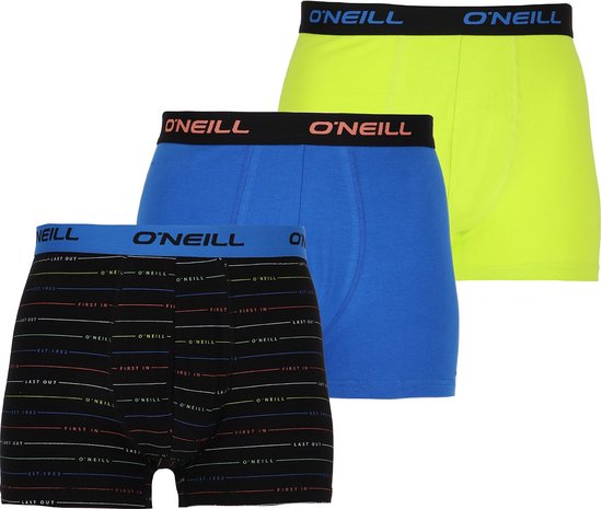 O'Neill - Heren Boxershorts 3-pack - filo & plain - maat m