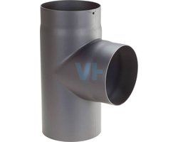 T-Stuk + Dop Antraciet Staal 2mm Ø150 mm