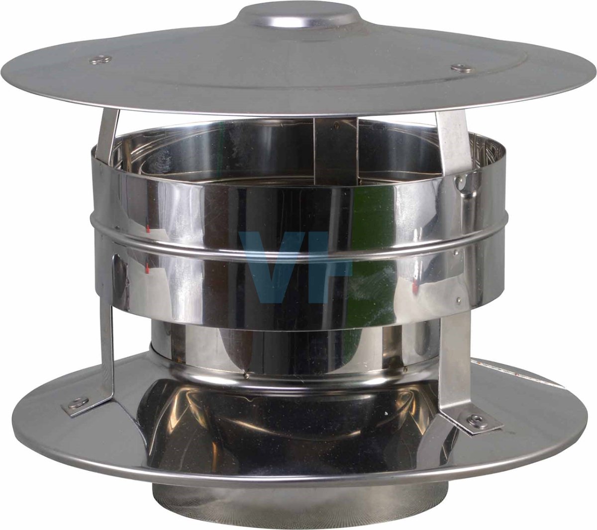 Trekkap Rvs Ø125 mm