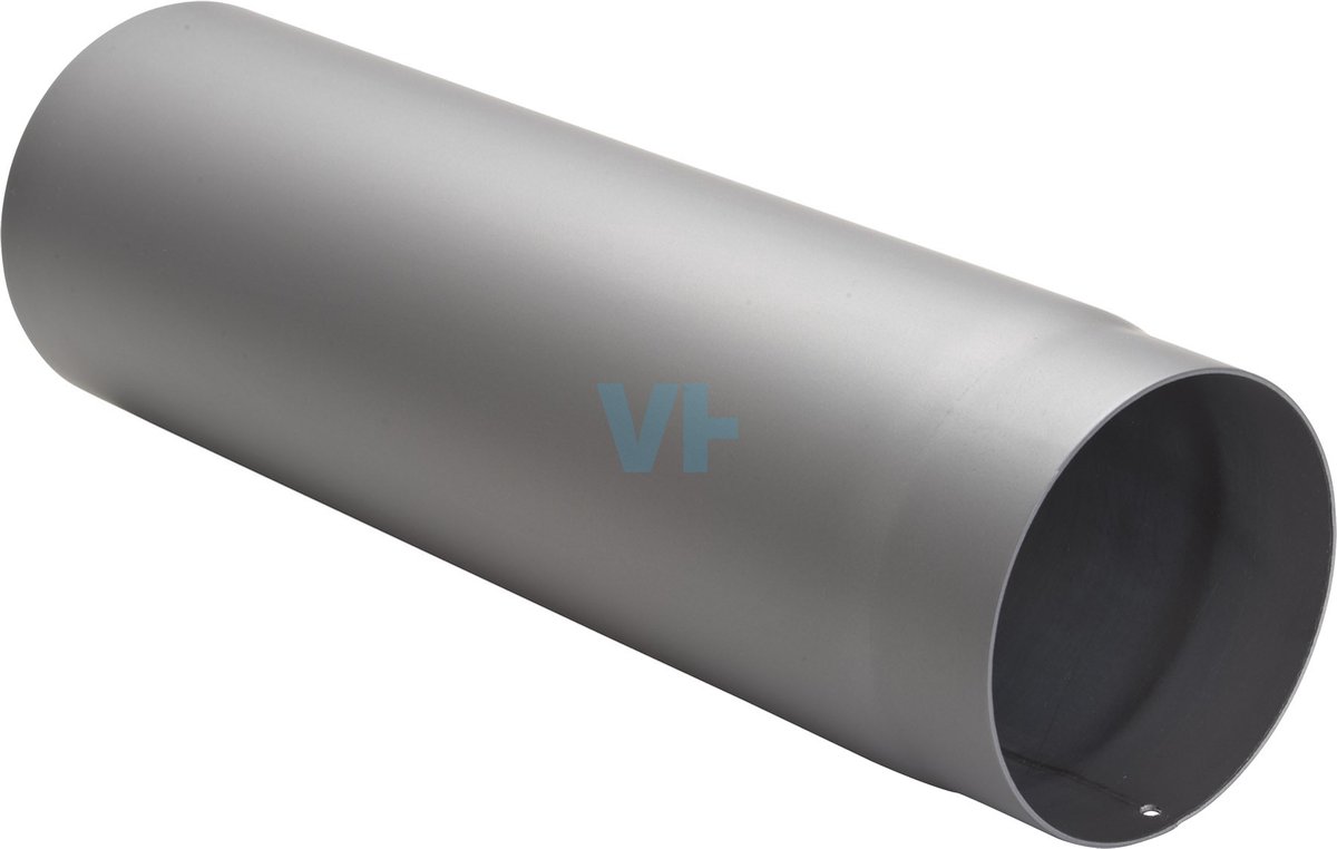 Pijp 50 Cm Antraciet Staal 2mm Ø150 mm