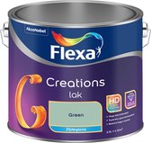 Flexa | Creations Lak Zijdeglans | Green - Kleur van het jaar 2009 | 2.5L