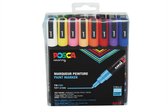 Uni Posca Stiften Standard Colors - 16 stiften - PC3M 0.9-1.3 mm lijn