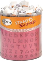 Aladine Aladine Stampo Stempel Set Letters Mini 102 stuks