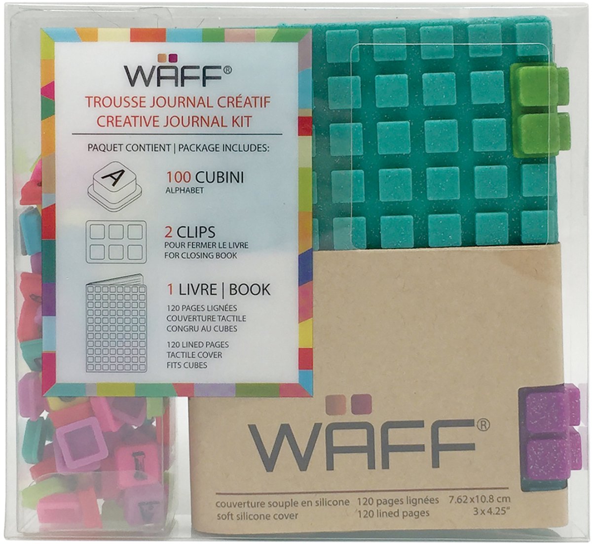 Waff Waff Creatief Dagboek Set A7 Glitter Groen