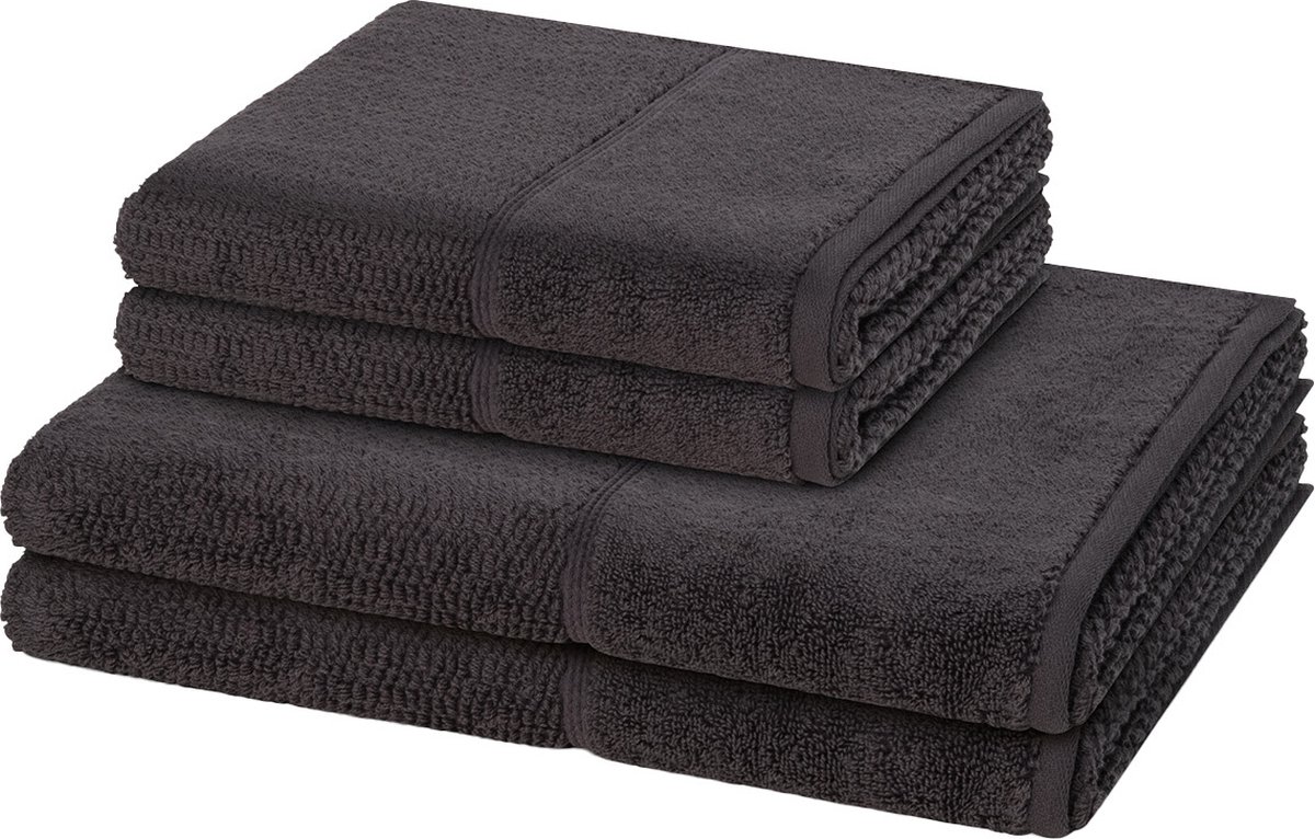 Möve for frottana Sonstiges 2 X handdoek 2 X douchehanddoek - in set 4 pack Pearl