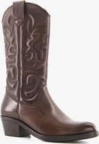Harper leren dames cowboy western boots bruinr - Maat 37