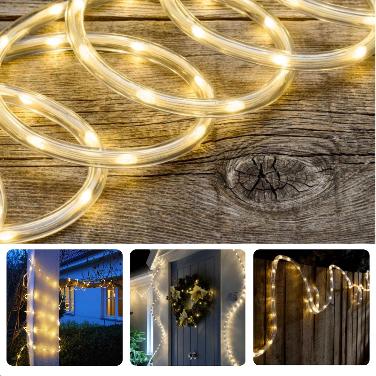LED Lichtslang - 12 Meter - Warm Wit - Binnen- en Buitenverlichting - 480 LED's - Warm Wit - Sfeerverlichting - Feestverlichting - Kerstverlichting - Energiezuinig - Lange Levensduur