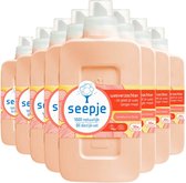 Seepje Wasverzachter - Sandelhout en Perzik – Natuurlijke Ingredienten - Voordeelverpakking - 8 x 30 wasbeurten - 8 x 750ML