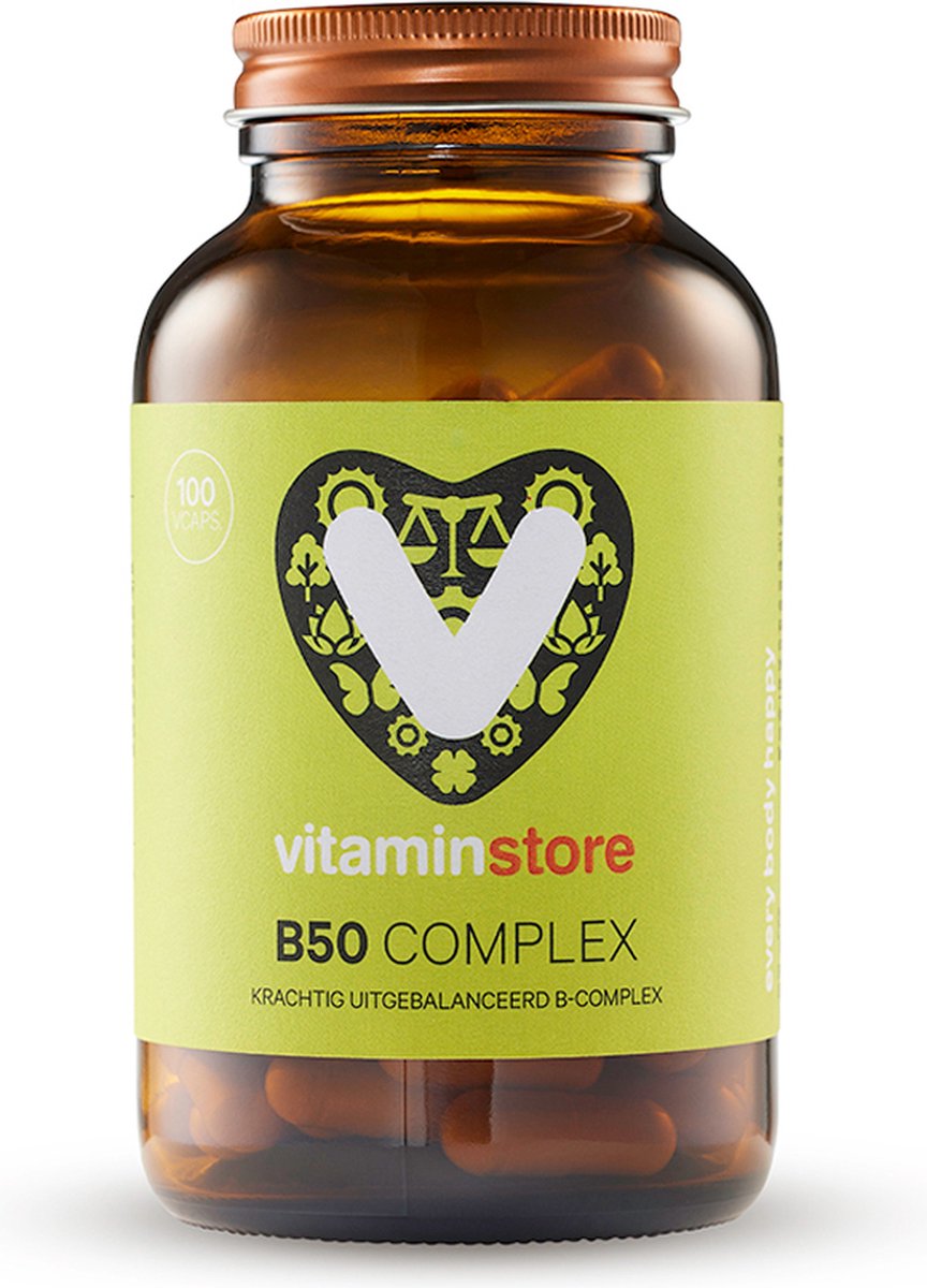 Vitaminstore - B 50 complex vitamine (B complex) - 100 vegicaps
