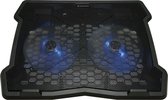 Conceptronic THANA06B laptop cooling pad 39,6 cm (15.6') Zwart