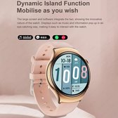 Gt4 Mini NFC Smart Watch Vrouwen GPS Tracker 1.27Inch Amoled Scherm Bloedsuiker Insuline Meten Zonder Prik Bluetooth Call Luxe Smartwatch 2024 Nieuw