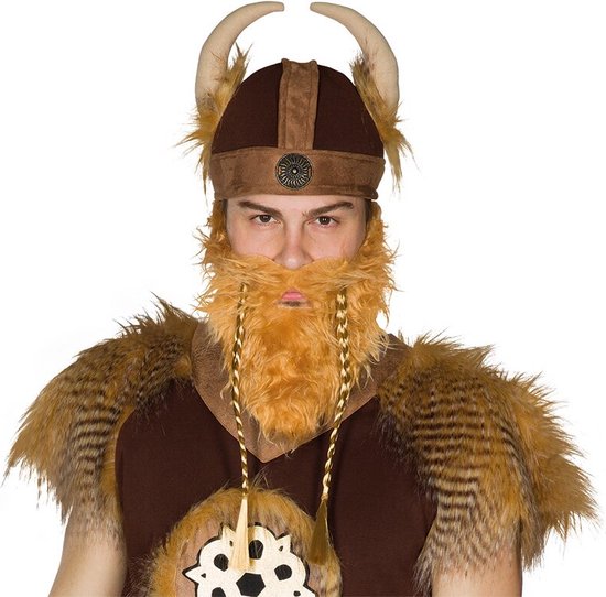 Verkleed Baard Viking Roodblond