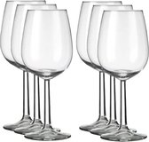 30x Luxe wijnglazen voor witte wijn 350 ml Bouquet - 35 cl - Witte wijn glazen - Wijn drinken - Wijnglazen van glas