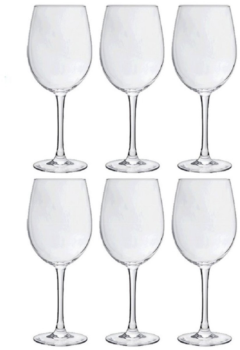Wijnglazen - 6 stuks - rode wijn - 360 ml