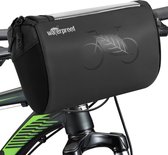 Stuur waterdichte weerbestendige fietstas, reflecterende frametas aan de voorkant, met transparant waterdicht touchscreen voor e-bike MTB-fietsers