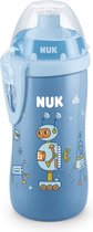 NUK | Drinkfles |Junior Beker 300 ml| robot | blauw | 18 maanden+ | Blauw