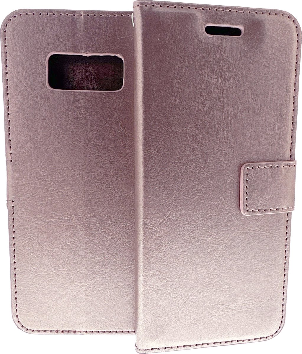 Bookcase Geschikt voor: Samsung Galaxy S8 - Rose Goud - portemonnee hoesje