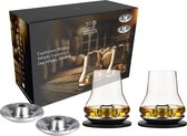 Peugeot Experience Geschenkset Whisky - 2 Whiskyglazen En Koelbasis