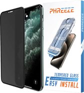 Privacy Glass - Geschikt voor iPhone 11 Pro Screenprotector met Montageframe - 100 Procent Plakgarantie - Screen Protector - 9H Gehard Glas