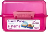 Sistema Vibe Lunch lunchbox Cube 1.4L PRIJS 1 STUK ROZE