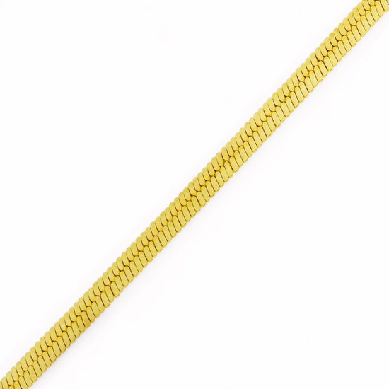 Gouden Visgraat Armband 18 karaats