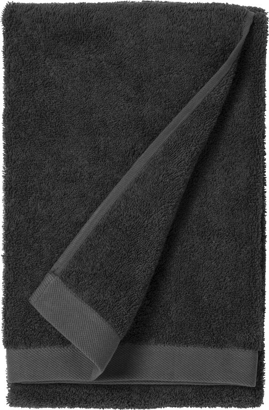 Södahl Comfort organic Handdoek 70 x 140 cm Black