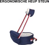 Baby Heupdrager met Schouderband – Blauw – Heupsteun voor Baby en Peuter – Draagtas tegen Rugklachten – Kind Hip Seat Carrier