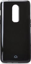 Mobilize Gelly Telefoonhoesje geschikt voor OnePlus 6 Hoesje Flexibel TPU Backcover - Zwart