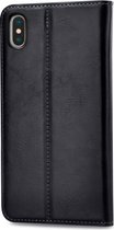 Mobilize Premium Gelly Telefoonhoesje geschikt voor Apple iPhone XS Max Hoesje Bookcase Portemonnee - Zwart