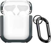 Mobigear Hoesje geschikt voor Apple AirPods 1 Hardcase Hoesje | Mobigear Shockproof - Groen