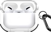 Mobigear Hoesje geschikt voor Apple AirPods Pro 1 Hardcase Hoesje | Mobigear Shockproof - Wit