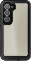 Ghostek Nautical Slim Telefoonhoesje geschikt voor Samsung Galaxy S23 Waterdicht Hoesje Hardcase Backcover Shockproof - Transparant / Zwart