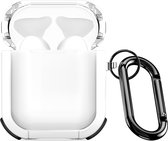 Mobigear Hoesje geschikt voor Apple AirPods 2 Hardcase Hoesje | Mobigear Shockproof - Wit