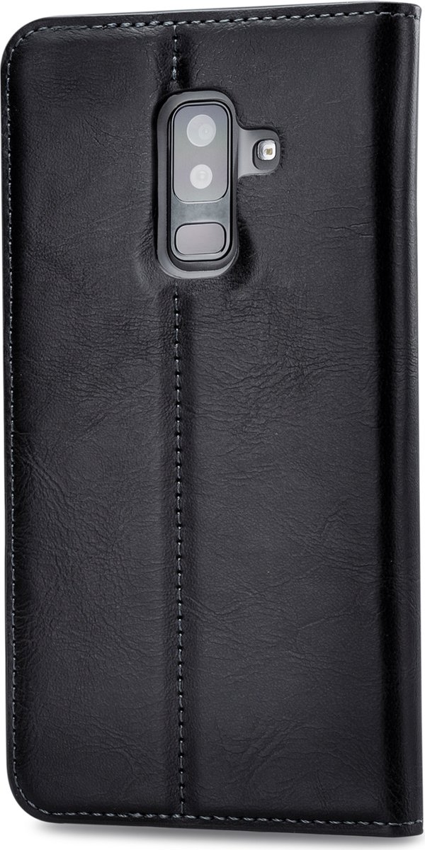 Mobilize Premium Gelly Book Case - Geschikt voor Samsung Galaxy A6+ 2018 (SM-A605) - Zwart