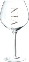 J-Line wijnglas - glas - 6 stuks - woonaccessoires