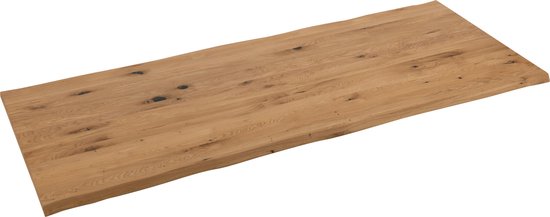 J-Line tafelblad Eik - hout - naturel - large