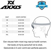 Axxis Hornet SV jethelm Vita mat geel blauw - Motorhelm / Brommerhelm