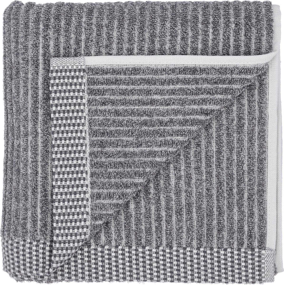 Södahl organic Melange Handdoek 50 x 100 cm Ash