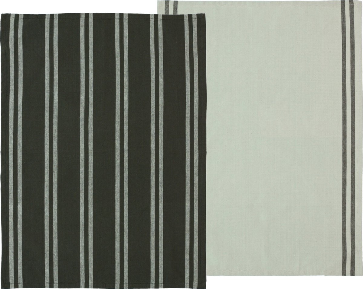 Södahl Soft Theedoek 50 x 70 cm 2 stuks Forest green