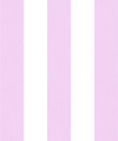 Kinderbehang Profhome 381481-GU vliesbehang licht gestructureerd met kinder patroon mat roze wit 5,33 m2