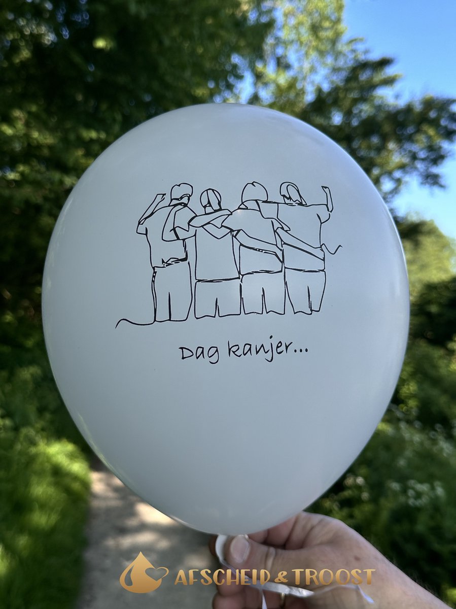 Ballon - Dag Kanjer - AF-SVB305 - Uitvaart - Crematie - Herdenken - Afscheid & Troost