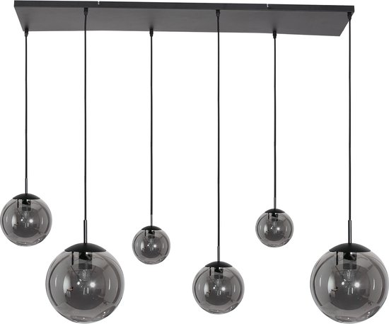 Paco Home Hanglamp Pendel Eetkamer Keukenlamp Hang Eettafellamp Scandinavisch 1,5m Textielkabel Inkortbaar Eenvoudige Montage E27, Kleur: Zwart-hout, Type lamp: Design T