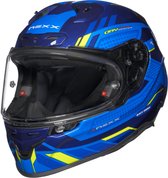 Nexx X.R3R Precision Blauw Neon Integraalhelm XL