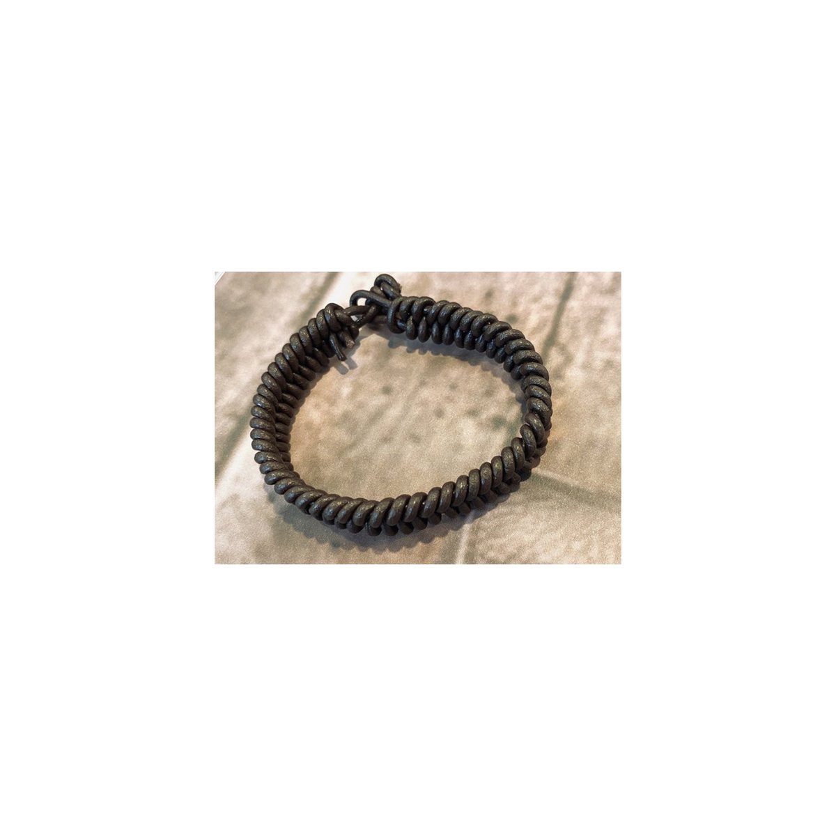 Armband heren Chic le Freak leer bruin