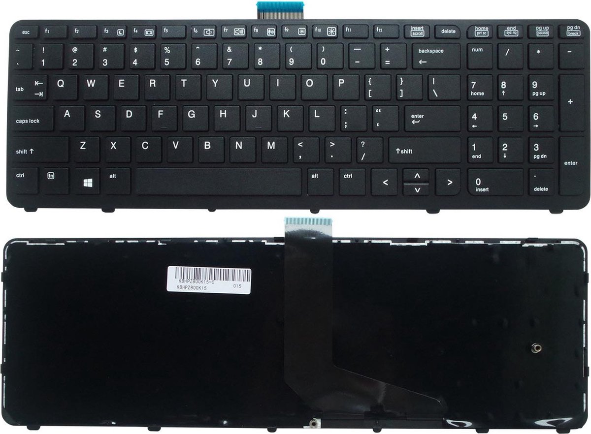 Notebook keyboard for HP Zbook 15 G1 15 G2 17 G1 17 G2 without backlit pointstick OEM
