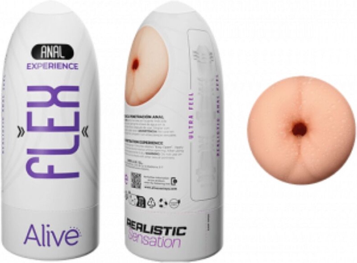 Goedkoopste ALIVE - FLEX MALE MASTURBADOR ANAL SIZE M | MAN MASTURBATOR | SEX TOY VOOR MANNEN