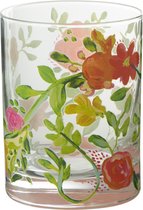 J-Line verre floral - verre - mix - 4 pcs