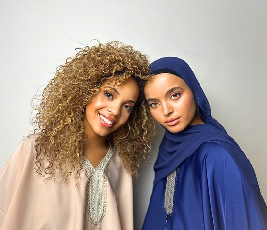 YA Abaya Amina - Koraal Blauw - maat S (54) - Abaya - Bedekte kleding - Moslima - Hijab