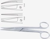 Belux Surgical Instruments / Mayo Stille Dissecting schaar Recht -RVS-15 CM - Niet steriel, Herbruikbaar en Autoclaveerbaar