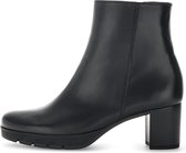 Gabor 071 Enkellaarsjes - Enkelboots met rits - Dames - Zwart - Maat 43